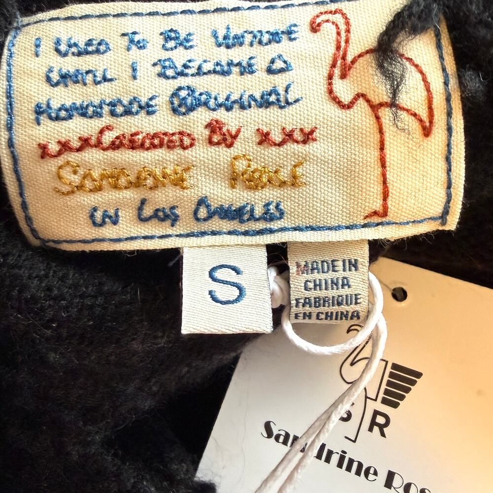 Free People x Sandrine Rose Cashmere Wool I Want Complete Control Sweater Small - Picture 15 of 16